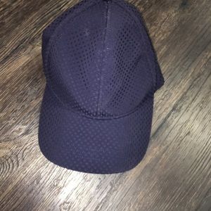 Blue athletic hat